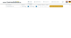 Desktop Screenshot of campingdebrem.nl